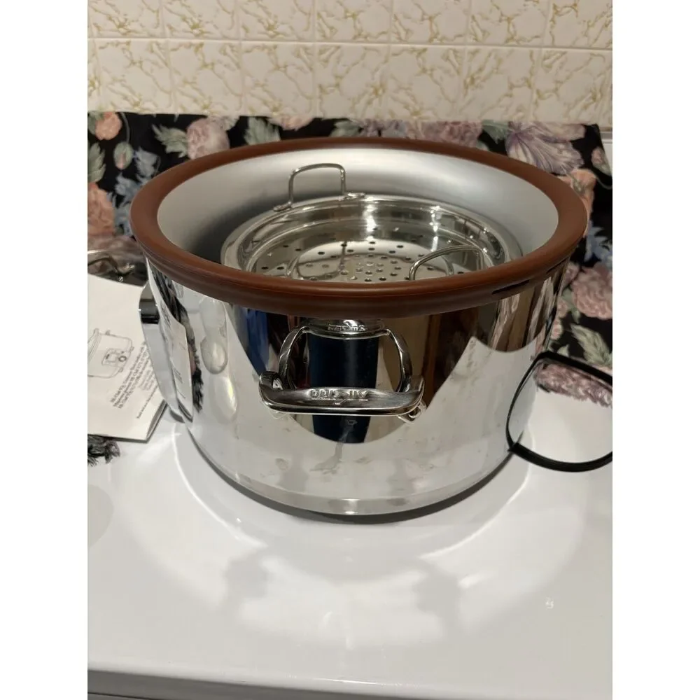 All-Clad 5qt Crock Base and lid ONLY *NO CROCK